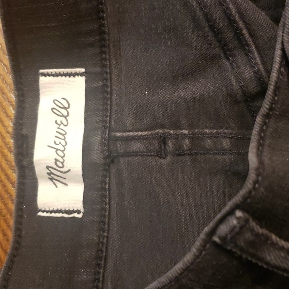 Madewell 9-Inch High Waist Skinny Jeans in Black Sea - Picture 9 of 10